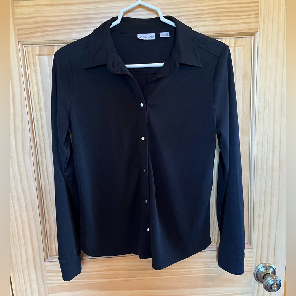 Black button up